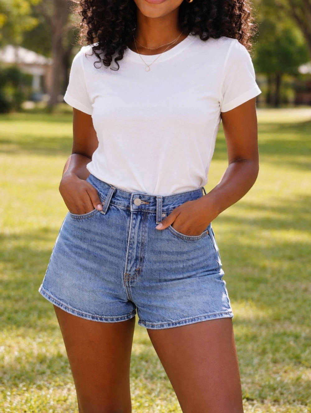 Levis 80s Mom Vintage Inspired Womens Denim Shorts